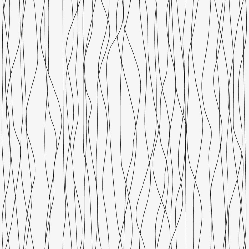 Picture of Seamless background with black lines and curves