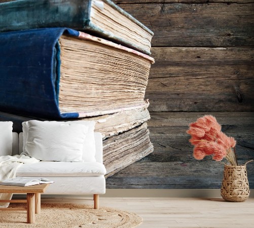 Afbeeldingen van A Stack of old books