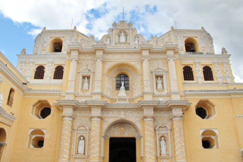 Picture of Antigua Guatemala La Merced Church built in 1767