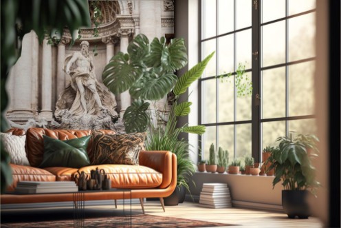 Afbeeldingen van Rome Italy The fountain of Trevi - one of symbols of Rome