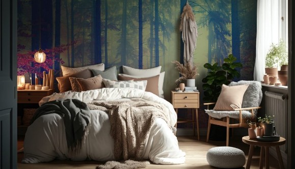 Picture of Magic color vintage forest