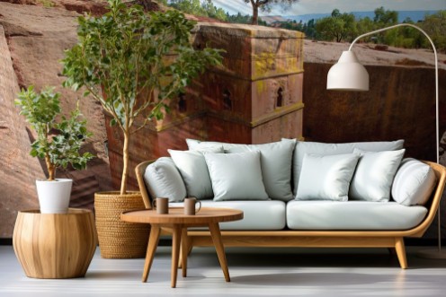 Afbeeldingen van Unique rock-hewn Church of St George Lalibela Ethiopia