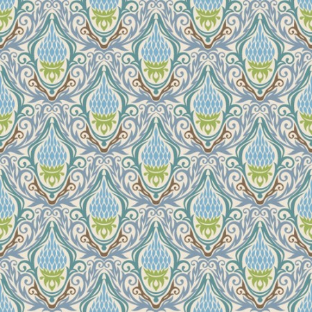 Image de Dekorativ damaskmönsterbakgrund