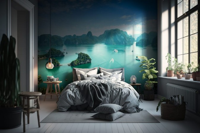 Afbeeldingen van Halong Bay in Vietnam Unesco World Heritage Site