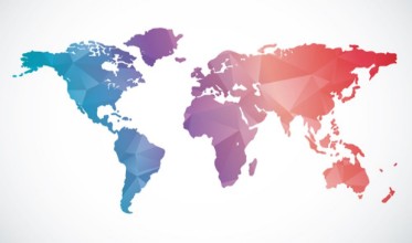 Obrazek Abstract world map