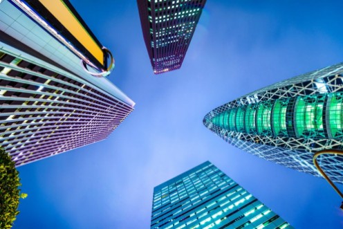 Afbeeldingen van Shinjuku Tokyo Japan Financial District Cityscape