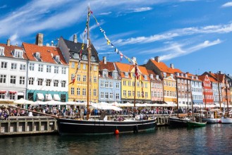 Picture of Nyhavn i København Danmark