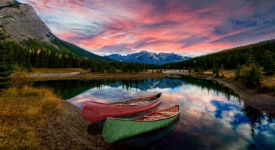 Poza cu Sunrise at Cascade Ponds