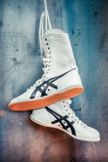 Bild von Boxing shoes classical white