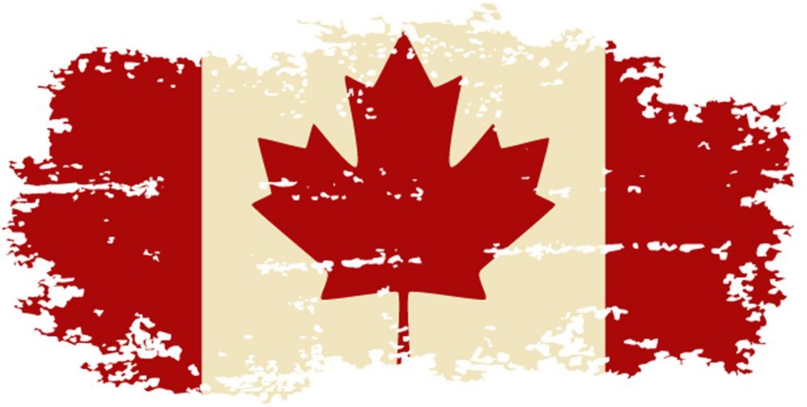 Picture of Canadian grunge flag Vector illustration