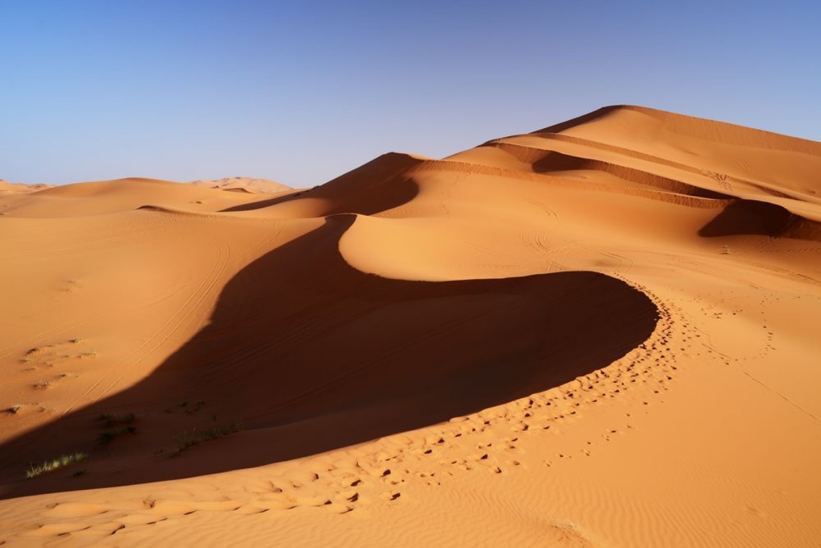 Image de Morocco Sand dunes of Sahara desert
