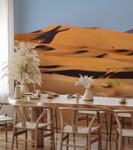 Picture of Morocco Sand dunes of Sahara desert