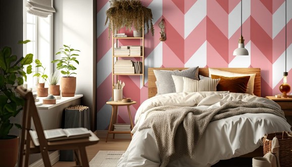 Picture of Pink background icon great for any use Vector EPS10