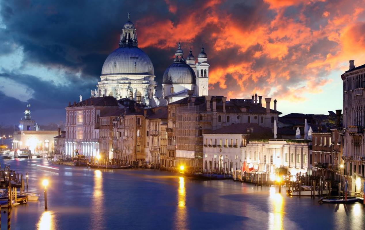 Picture of Venice - Grand Canal and Basilica Santa Maria della Salute