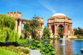 Bild på The Palace of Fine Arts in San Francisco