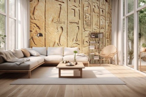 Afbeeldingen van Old Egypt Hieroglyphs