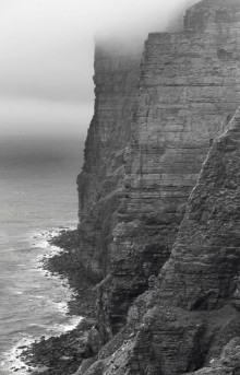 Picture of Scottish landscape in Orkney Hoy cliffs Scotland