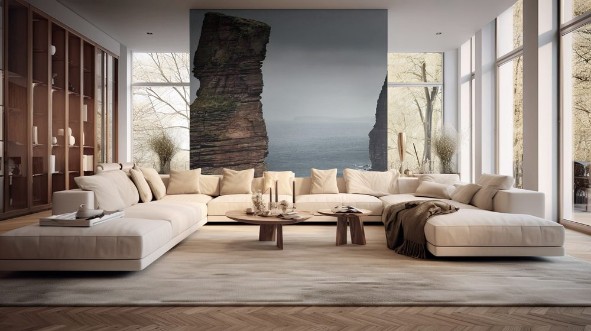 Picture of Scottish landscape in Orkney Old man of Hoy Scotland