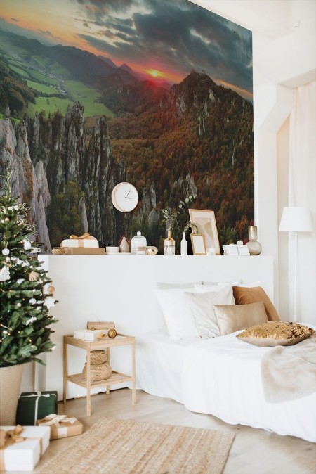 Attēls Slovakia mountain forest landscape at Autumn Sulov