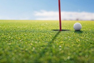 Bild von Golf red hole