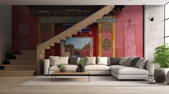 Afbeeldingen van Forbidden City imperial palace Beijing China