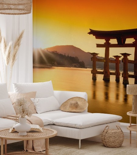 Picture of Torii in Miyajima Japan