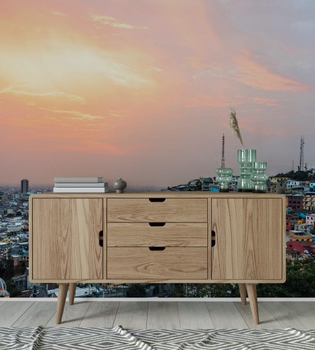 Picture of Guayaquil city at sunset