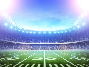 Bild vun American soccer stadium