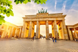 Image de Brandenburg gate at sunset - Berlin