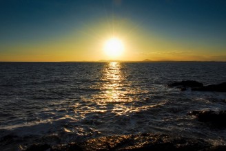 Bild von Sunset from Punta ballenas