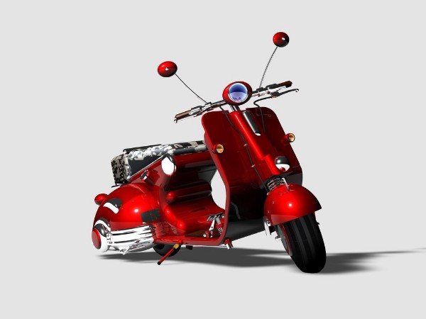 Afbeeldingen van Scooter rosso