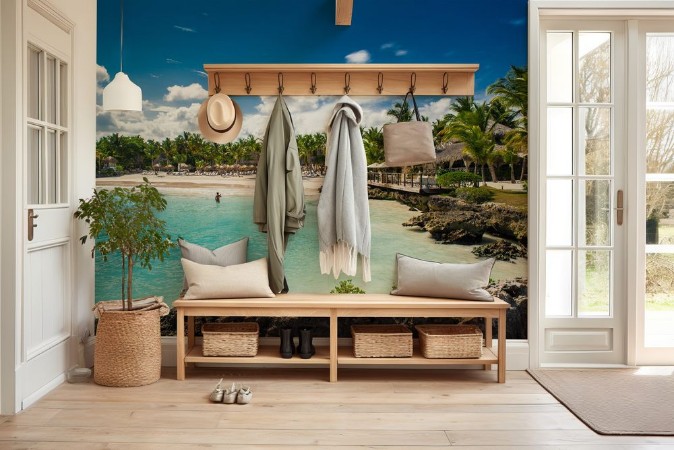 Picture of Relaxing on remote Tropical Paradise beach in Dominican Republic