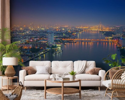 Afbeeldingen van Bangkok city at twilight