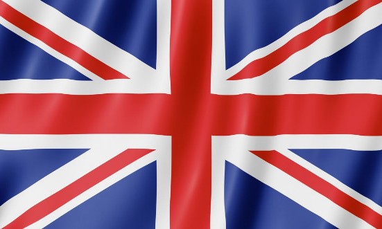Flag of the United Kingdom photowallpaper Scandiwall