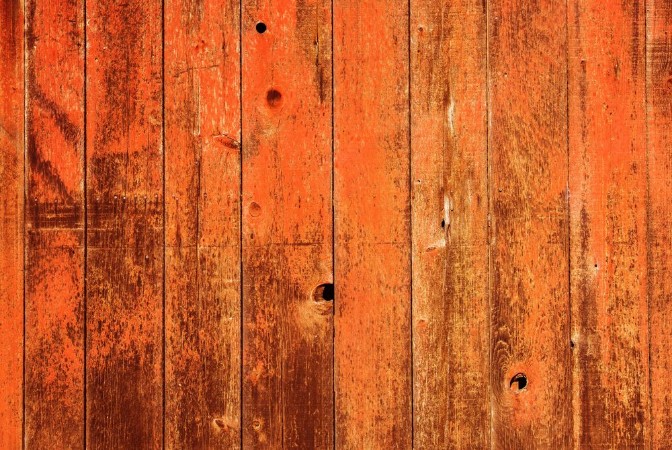 Picture of Red Painted Wood Background