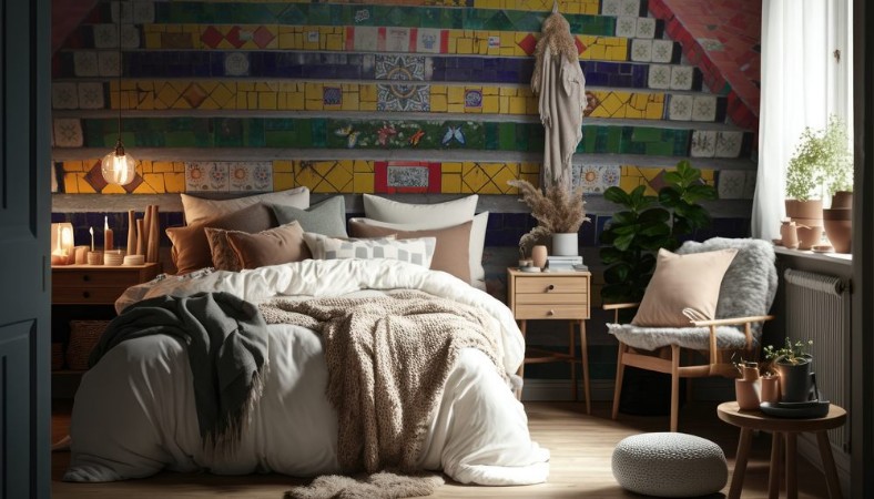 Slika Tiles from around the world on Escadaria Selaron in Rio de Janeiro Brazil