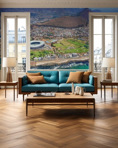 Afbeeldingen van Kapstadt von oben