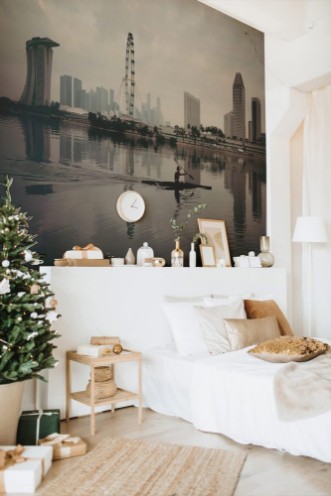 Bild på Singapore skyline