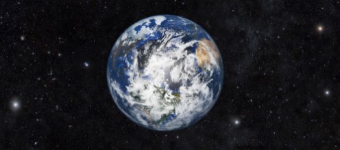 Slika Planet earth with space background