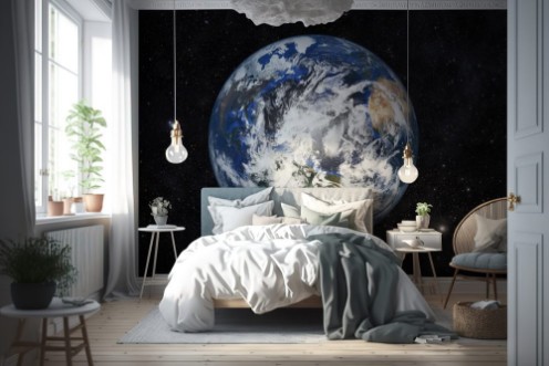 Picture of Planet earth with space background