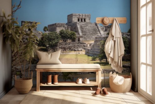 Afbeeldingen van Tulum ruins on a sunny day