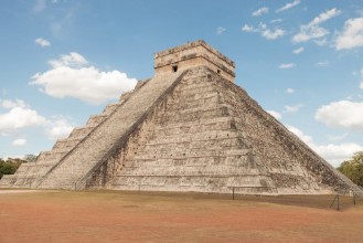 Pilt Ancient pyramid in Tulum Mexico