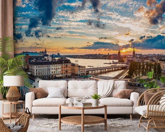Picture of Panorama of  Stockholm Sweden