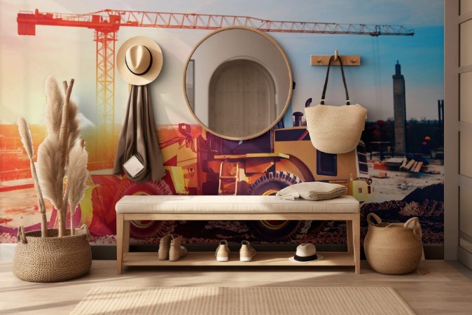 Picture of Bulldozer on construction site