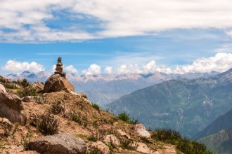 Picture of Canyon of the Colca River in southern Peru