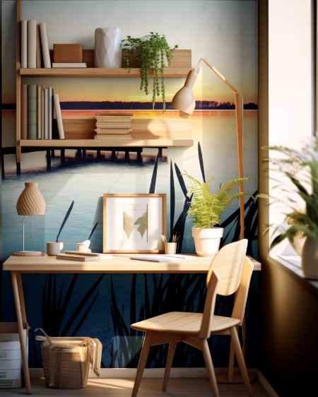 Image de Bootssteg am See