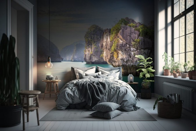 Picture of Halong Bay landskab Vietnam