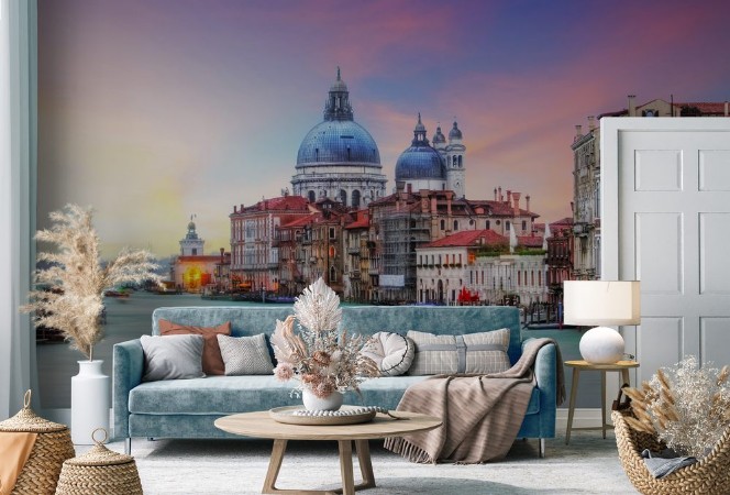 Bild på Venice - Grand Canal and Basilica Santa Maria della Salute