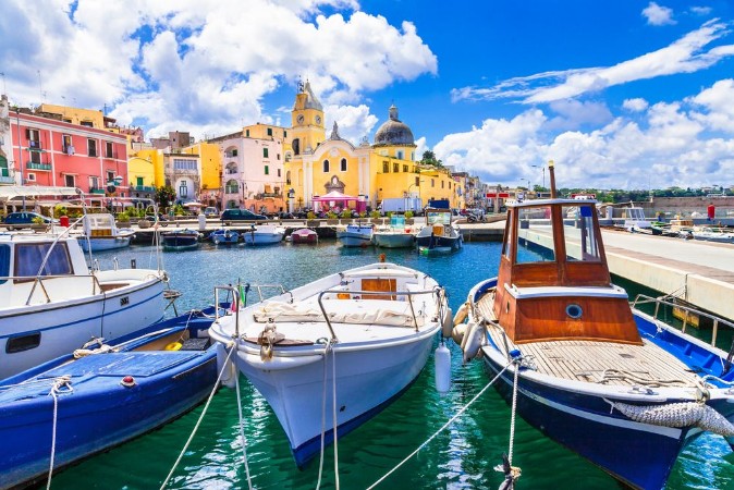 Picture of Colorful Procida island  CampaniaItaly