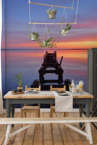 Picture of Gorokan Jetty to horizon